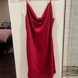 Urban Outfitters Red Slip Dress